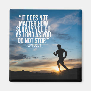DO NOT STOP. Running Marathon Workout Motivational Magnet