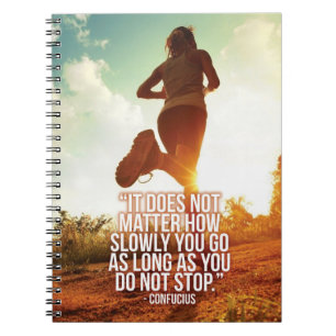 DO NOT STOP. Running Marathon Workout Motivational Notebook