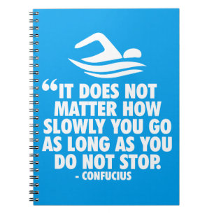 DO NOT STOP - Swimming Motivational Notebook