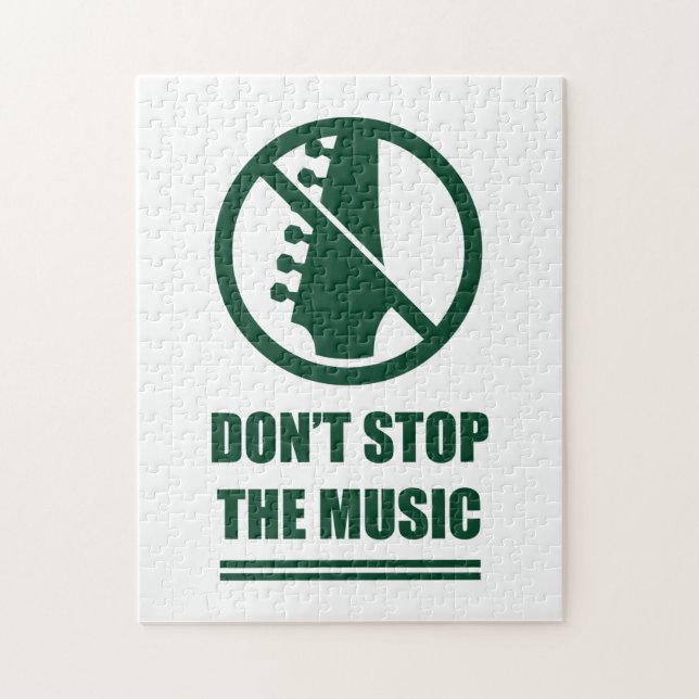 Do Not Stop The Music Jigsaw Puzzle (Vertical)