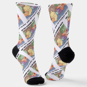 Do Not Stress Out Over The Faults Of The World Socks