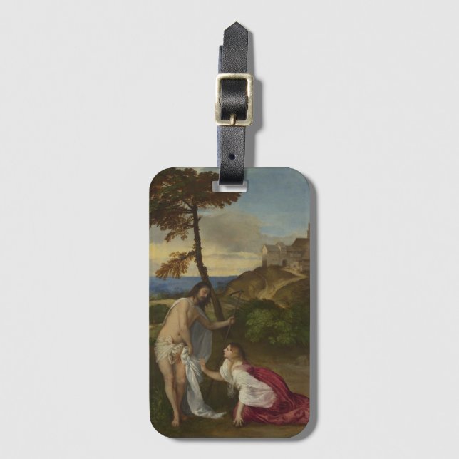 Do Not Touch Me (by Titian) Luggage Tag (Front Vertical)