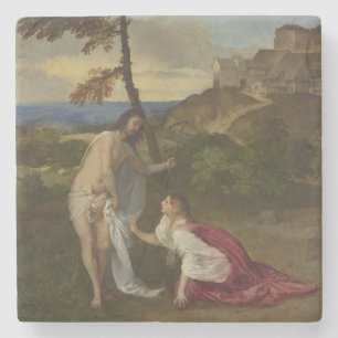 Do Not Touch Me (by Titian) Stone Coaster