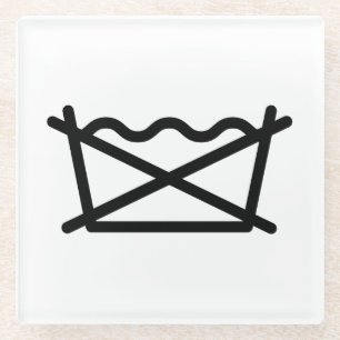 DO NOT WASH! GLASS COASTER