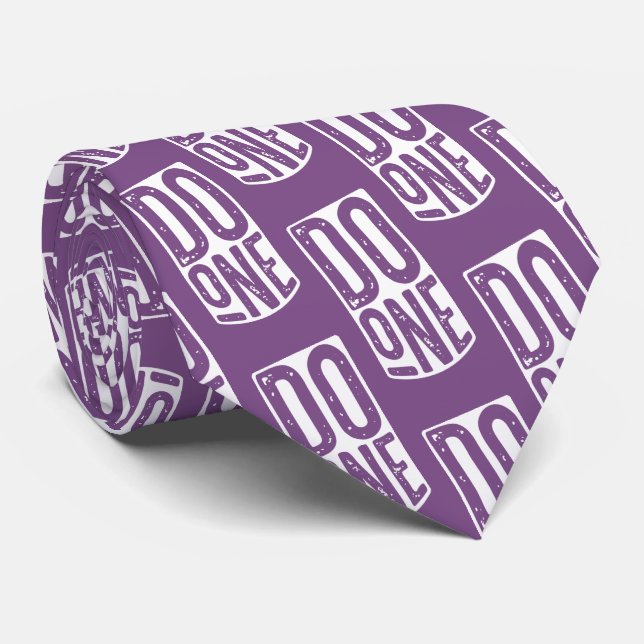 "Do One" Mancunian Manchester Insults Tie (Rolled)
