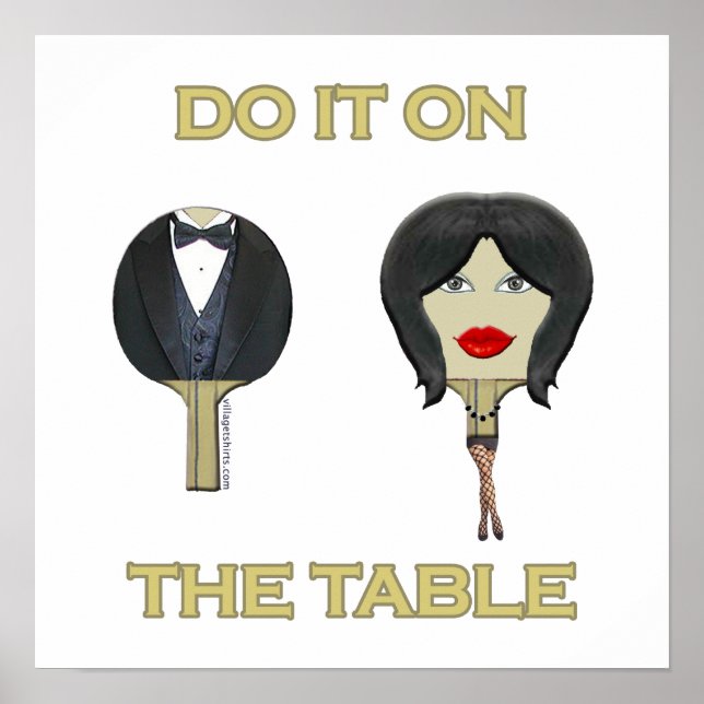 Do Ping Pong Table Poster (Front)