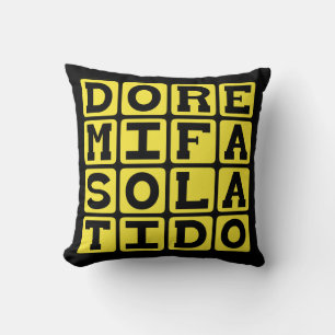 Do Re Mi Fa So La Ti Do, Notes of the Tonal Scale Cushion