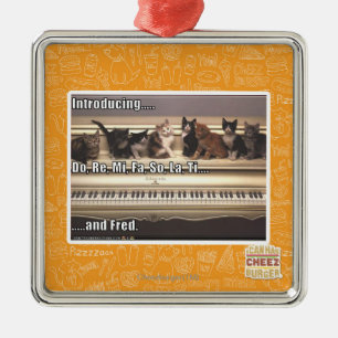 Do, Re, Mi, Fa, So, La, Ti, Fred Metal Tree Decoration