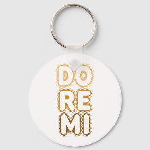 Do Re Mi Musical Scale Key Ring