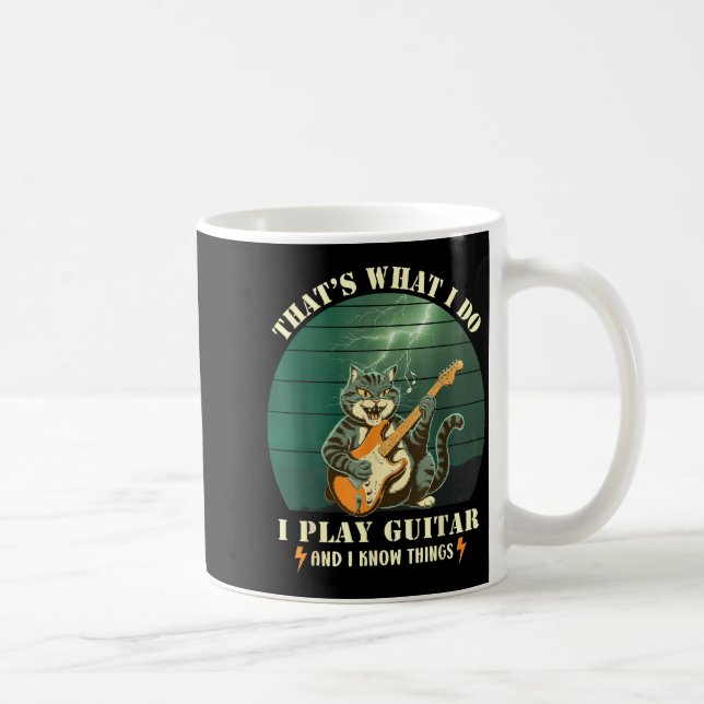 Do Retro That's What Play Guitar Coffee Mug (Right)