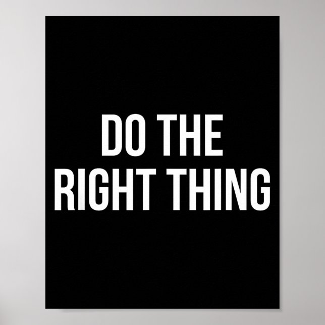 Do Right Poster (Front)