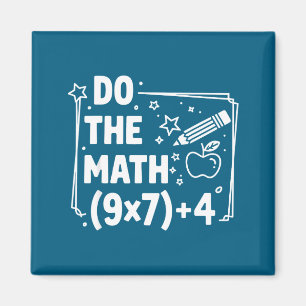 Do Shirt Math 67 Meme Pemdas Elementary Magnet