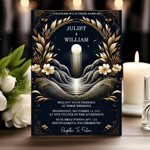Do Simple Traditional Marriage Vow Renewal Wedding Invitation
