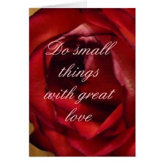 Do small things