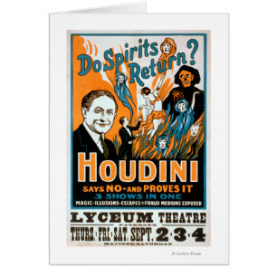 Do Spirits Return? Houdini Says NO - Proves It