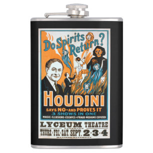 Do Spirits Return? Houdini Says NO - Proves It Hip Flask