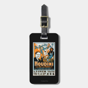 Do Spirits Return? Houdini Says NO - Proves It Luggage Tag