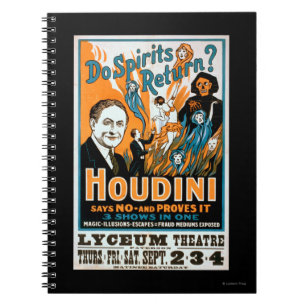 Do Spirits Return? Houdini Says NO - Proves It Notebook