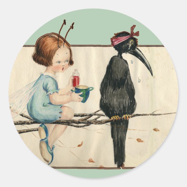 Do Take Your Medicine Classic Round Sticker (Front)