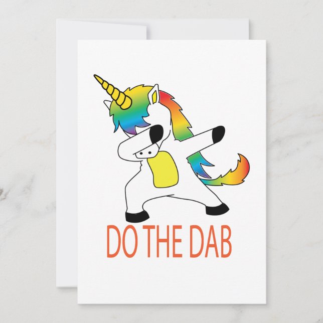 DO THE DAB / UNICORN SAVE THE DATE (Front)