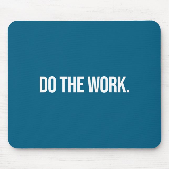 Do The Dotheworkdesigns Work Small Black Mouse Mat (Front)