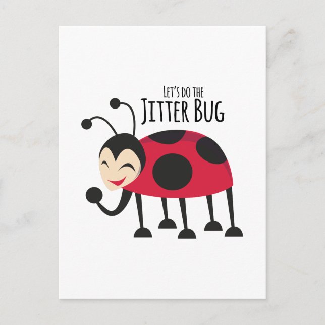 Do the Jitter Bug Postcard (Front)