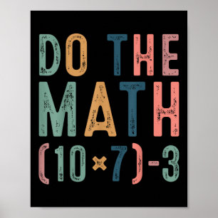 Do The Math 67 Funny Six Seven Meme Teacher Women Poster
