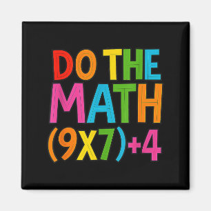 Do The Math 67 Meme 6 7 Funny Six Seven Magnet