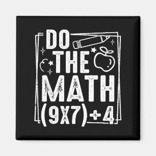 Do The Math 67 Meme 6 7 Funny Six Seven Women Magnet