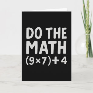 Do The Math 67 Meme  Card