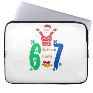 Do The Math 67 Meme Christmas Laptop Sleeve
