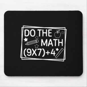 Do The Math 67 Meme Funny Six Seven Men Women Teac Mouse Mat