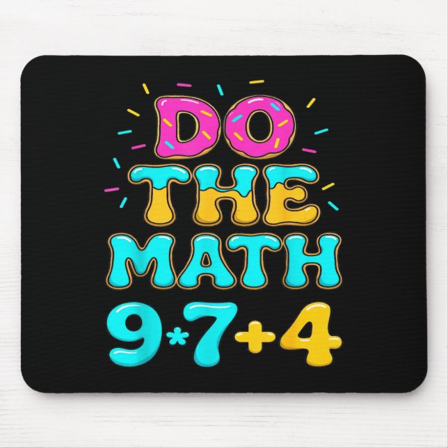 Do The Math 67 Meme Funny Six Seven Men Women Teac Mouse Mat (Front)