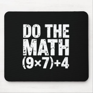 Do The Math 67 Meme Funny Six Seven Teacher Mouse Mat