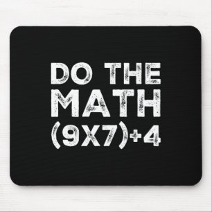 Do The Math 67 Meme Funny Six Seven Teacher Studen Mouse Mat