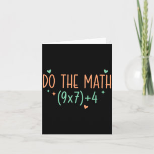 Do The Math 67 Meme Six Seven Card