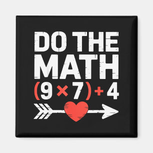 Do The Math 67 Valentine’s Day Six Seven Hearts 6- Magnet