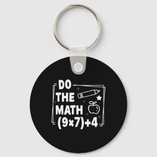 Do The Math Christmas Funny 67 Meme Pemdas Teacher Key Ring