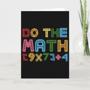 Do The Math Equation Thanksgiving Teacher 67 Six S Card