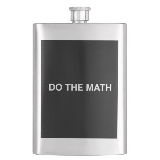 Do The Math Hip Flask