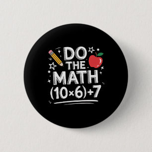 Do The Math Meme Pemdas Elementary Teacher Funny J 6 Cm Round Badge