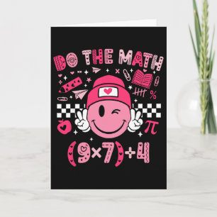 Do The Math Six Seven 76 Meme Valentine's Day Math Card