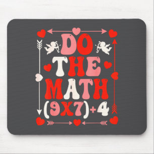 Do The Math Teacher 67 Meme Six Seven Valentine's  Mouse Mat