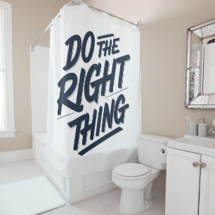 Do the right thing 1 shower curtain