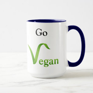 Do the Right Thing! Go Vegan Ringer Mug