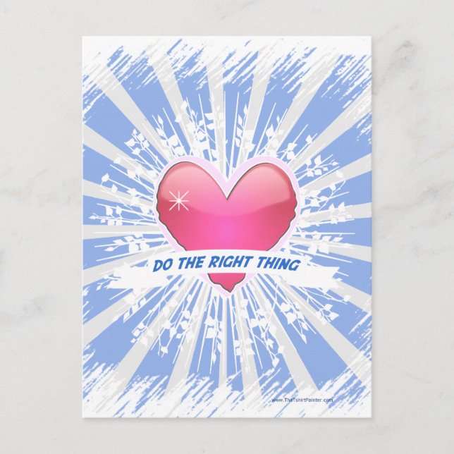 Do the Right Thing Postcard (Front)