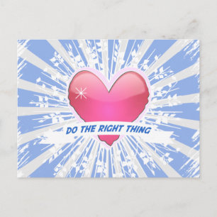 Do the Right Thing Postcard