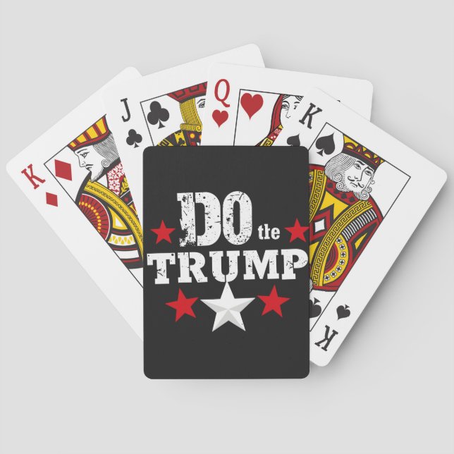 Do the Trump Playing Cards (Back)