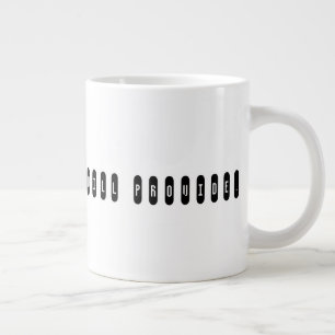 Do the work, God will provide.  Large Coffee Mug