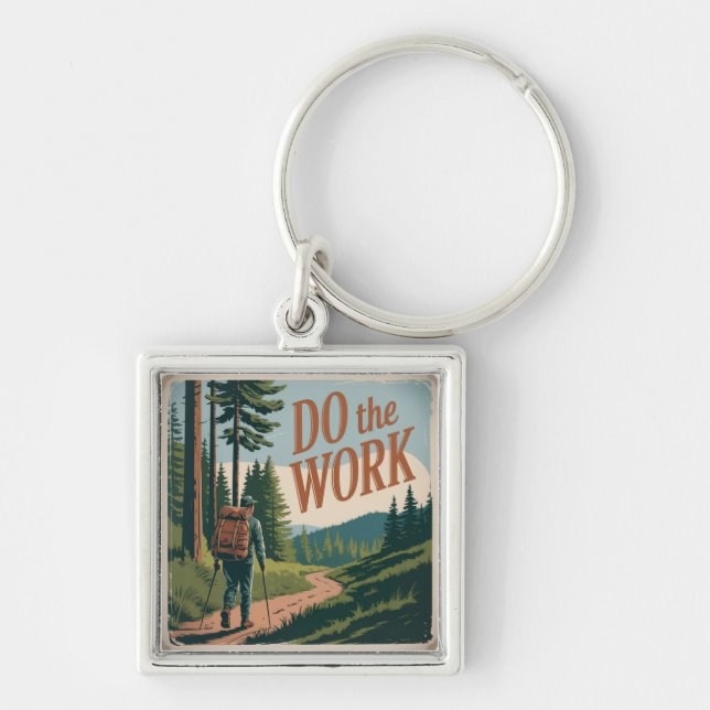 Do The Work Key Ring (Front)